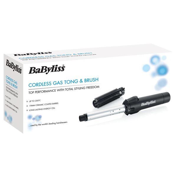 BaByliss Cordless Curling Gas Tong and Brush - McGrocer