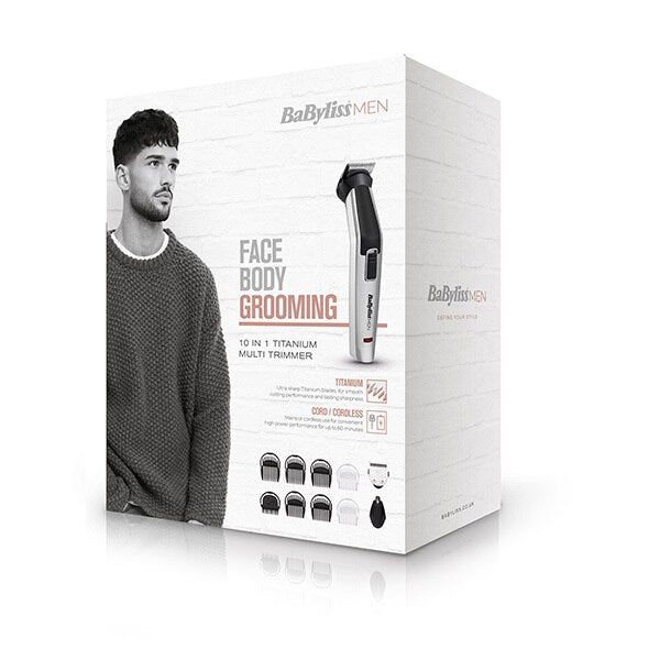 Babyliss Men 10 in 1 Titanium Multi Cordless Trimmer - McGrocer