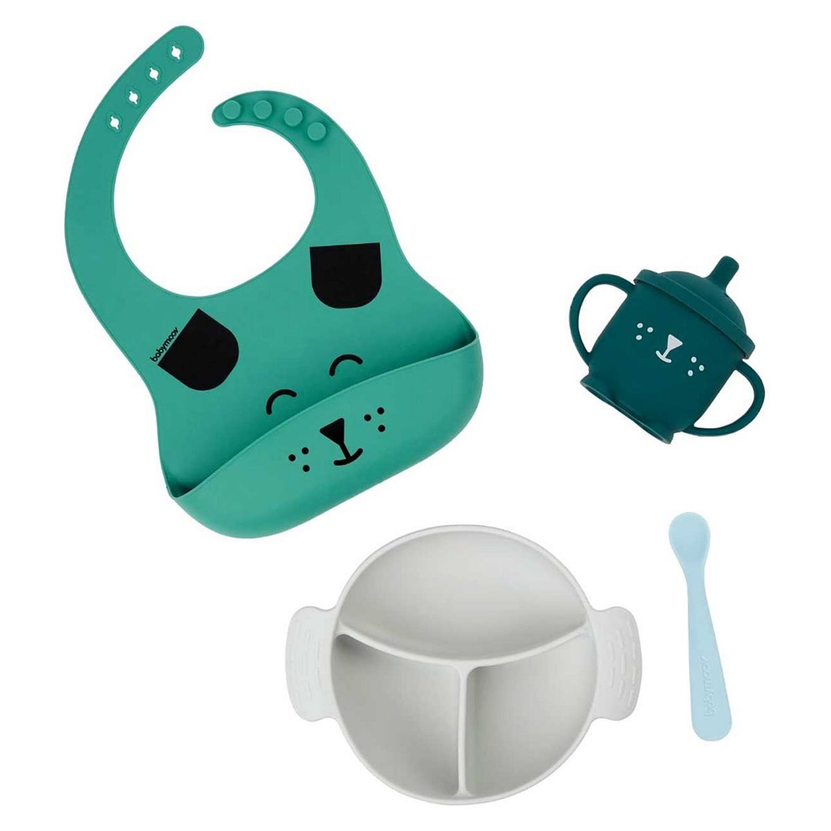 Babymoov Learn ISY Silicone Feeding Set Dog - McGrocer