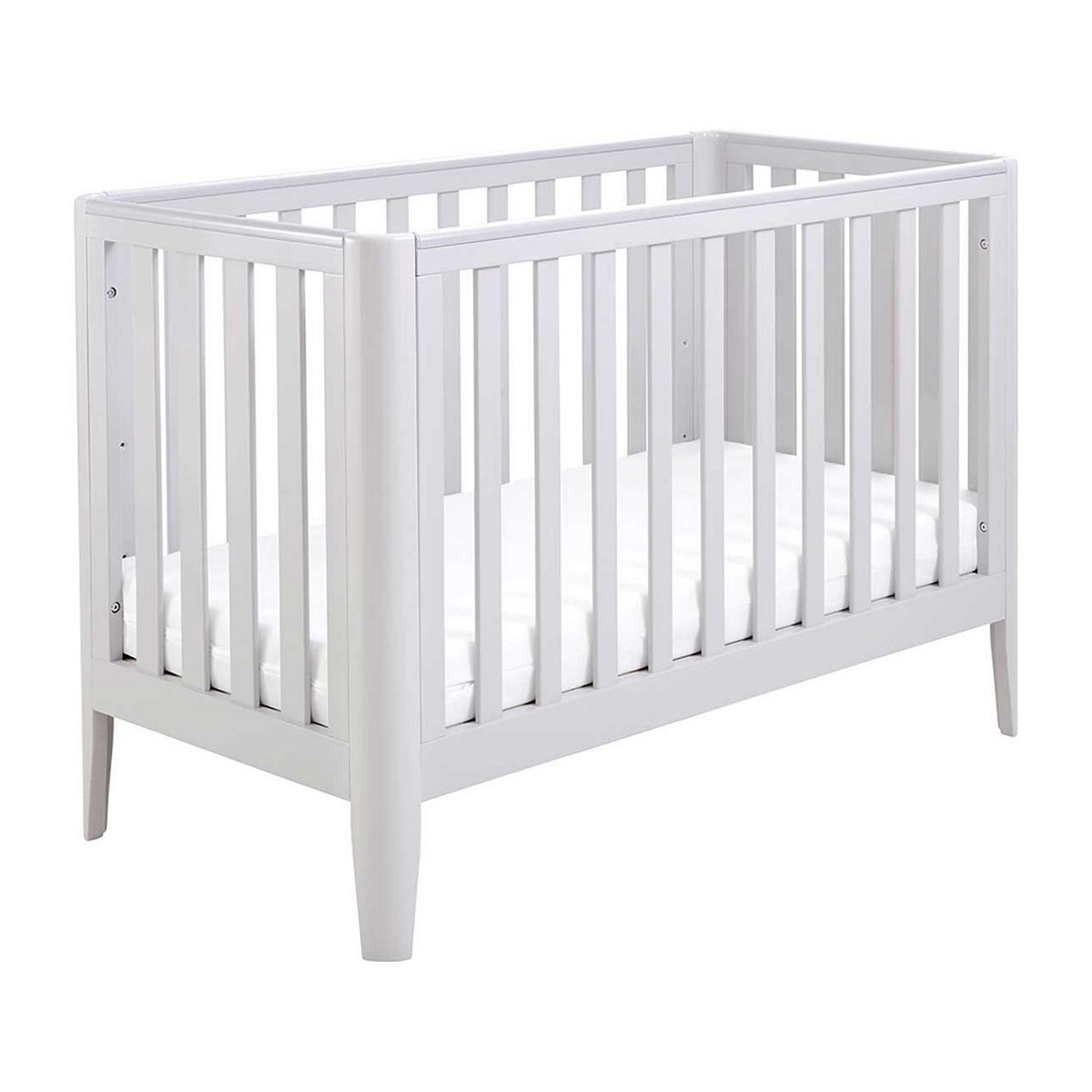 Babymore Iris Cot Bed - Grey - McGrocer