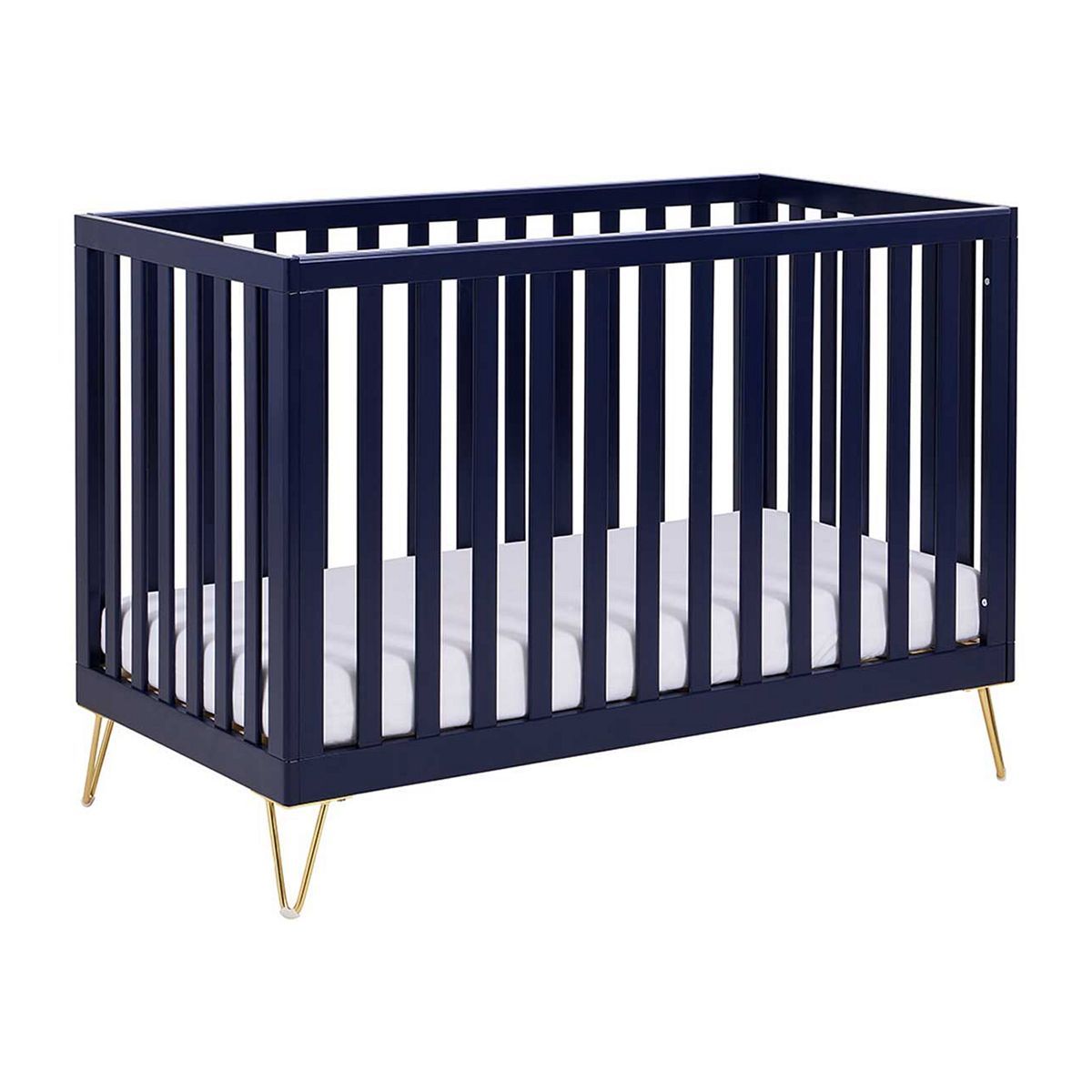 Babymore Kimi Cot Bed - Midnight - McGrocer