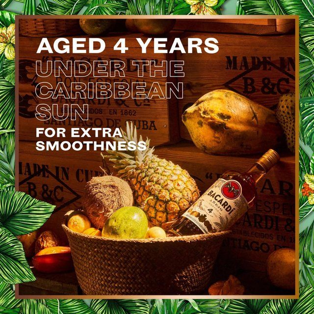 Bacardi Anjeo 4 Year Old Premium Aged Rum   70cl - McGrocer