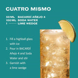 Bacardi Anjeo 4 Year Old Premium Aged Rum   70cl - McGrocer