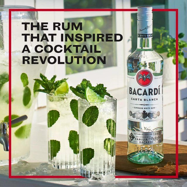 Bacardi Carta Blanca Superior White Rum   35cl - McGrocer