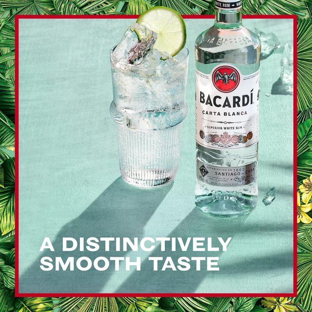 Bacardi Carta Blanca Superior White Rum   70cl - McGrocer