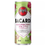Bacardi Raspberry Mojito Premix Rum Cocktail   250ml - McGrocer