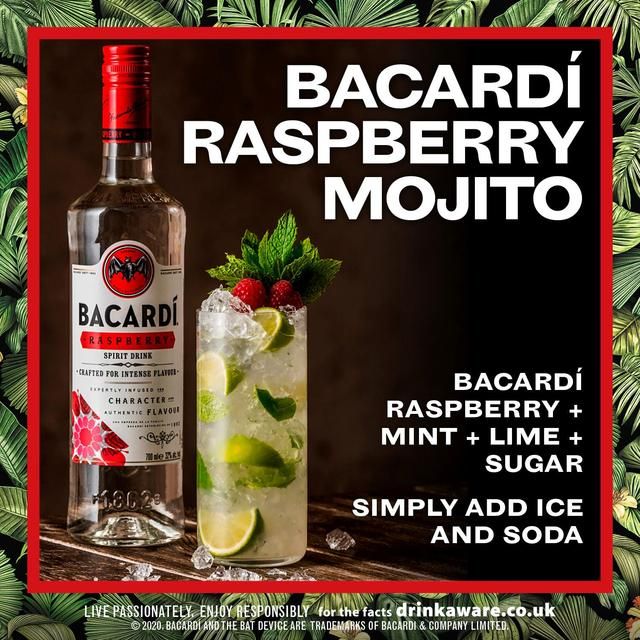 Bacardi Raspberry Rum   70cl - McGrocer