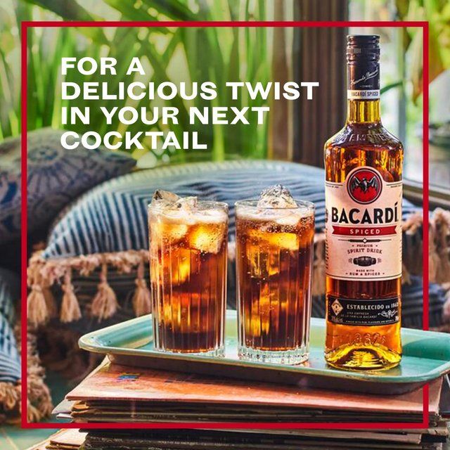 Bacardi Spiced Premium Rum Spirit Drink   1L - McGrocer