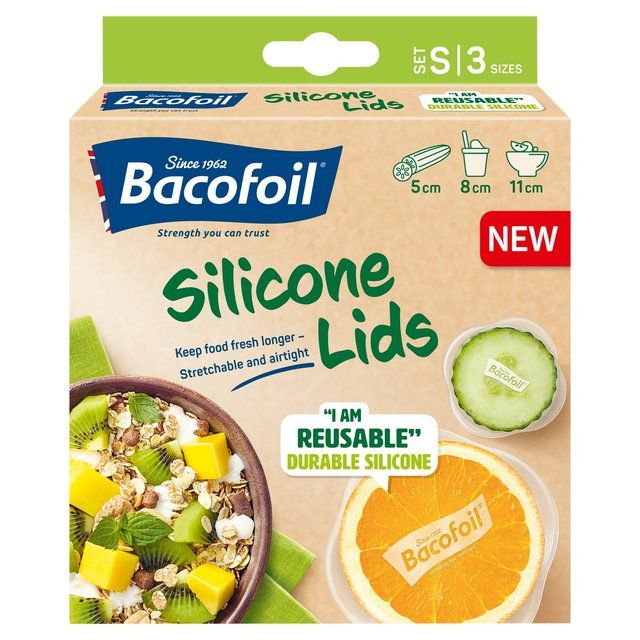 Bacofoil Silicone Lids Small   3 per pack - McGrocer
