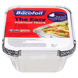 Bacofoil Small Portion Trays & Lids 13x4.1cm   6 per pack - McGrocer