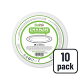 Bagasse 18cm Party Plates   10 per pack - McGrocer