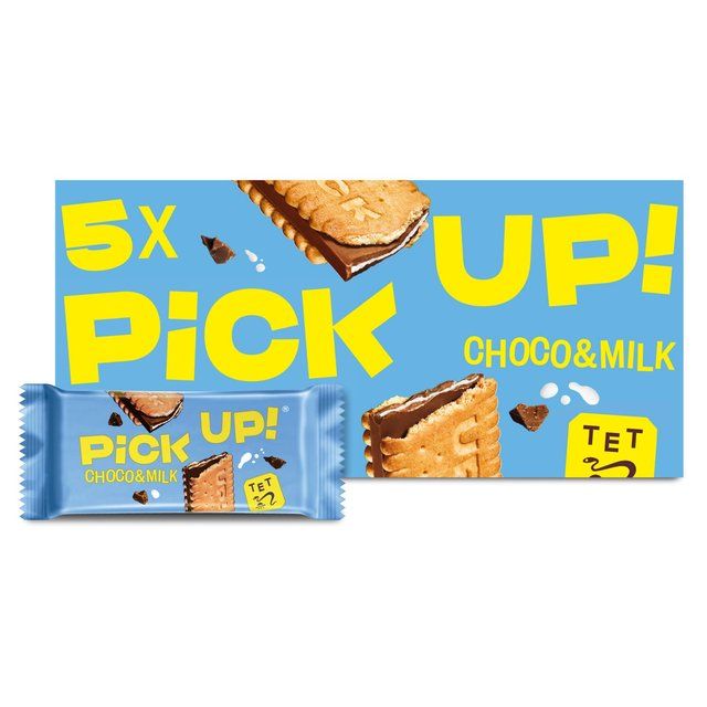 Bahlsen PiCK UP! Choco & Milk Chocolate Biscuit Bars   5 x 28g - McGrocer