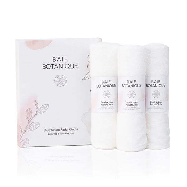Baie Botanique Dual Action Facial Cleansing Cloth Set of 3 - McGrocer