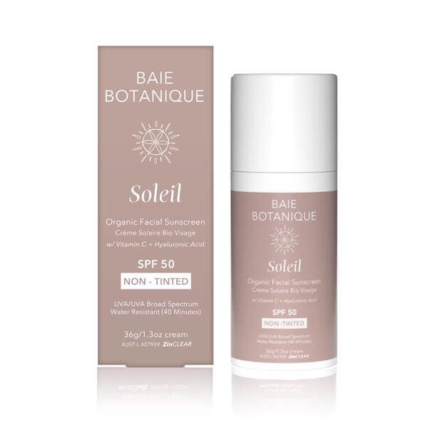 Baie Botanique Soleil Facial Sunscreen Non-Tinted SPF50 36g - McGrocer