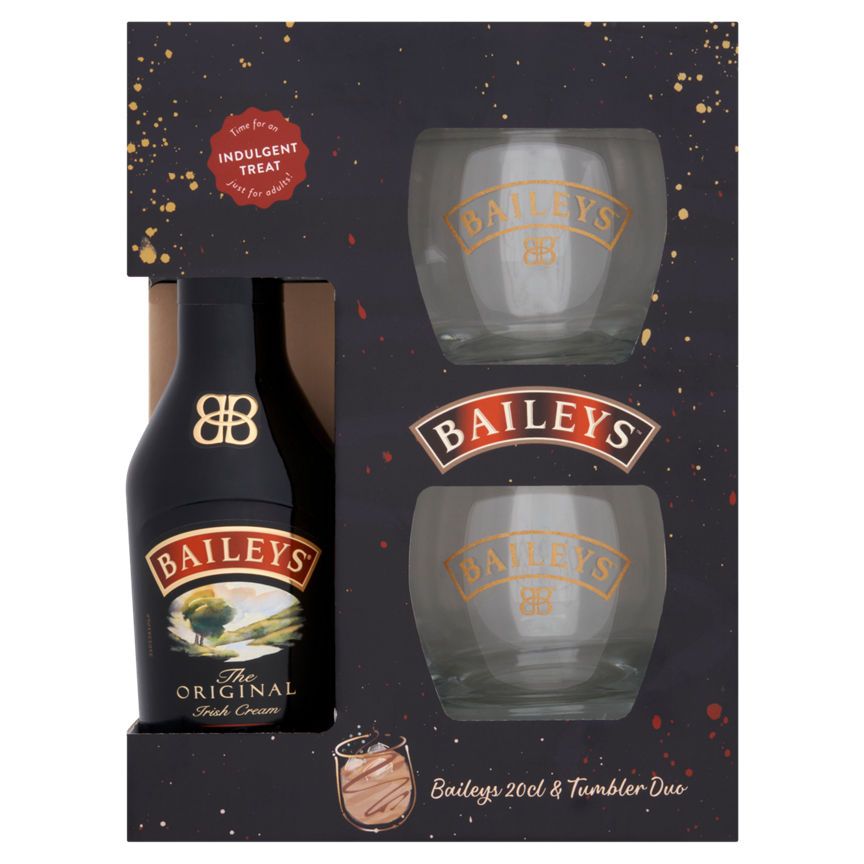 Baileys Minatures and 2x Tumblers - McGrocer