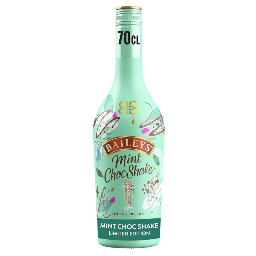 Baileys Mint Choc Shake Irish Cream Liqueur 17% vol 70cl Bottle - McGrocer