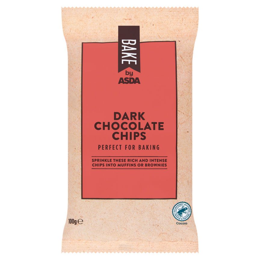 BAKE by ASDA Dark Chocolate Chips 100g - McGrocer