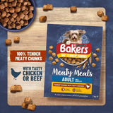 Bakers Meaty Meals Chicken Dry Dog Food    2.7kg - McGrocer