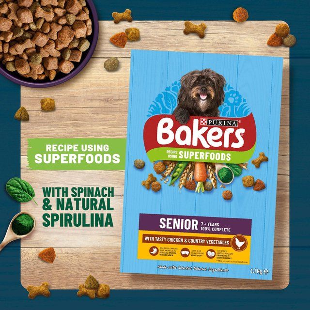Bakers Senior Chicken with Vegetables Dry Dog Food    2.85kg - McGrocer