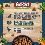 Bakers Senior Chicken with Vegetables Dry Dog Food    2.85kg - McGrocer