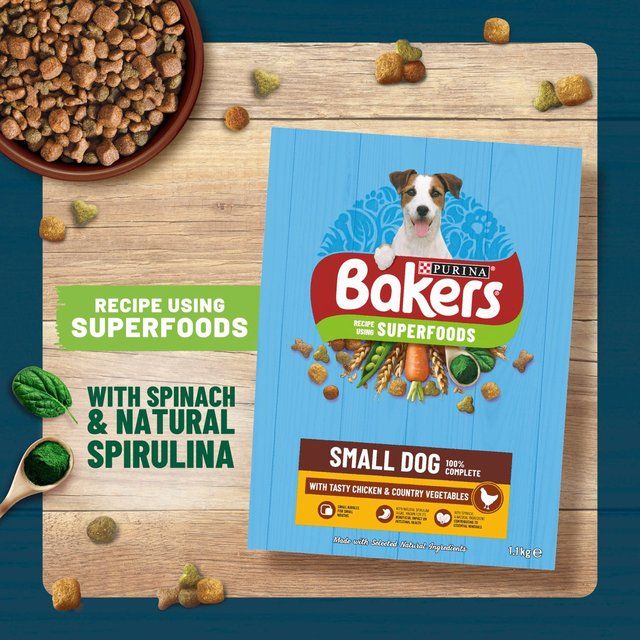 Bakers Small Dog Chicken Dry Dog Food   2.85kg - McGrocer
