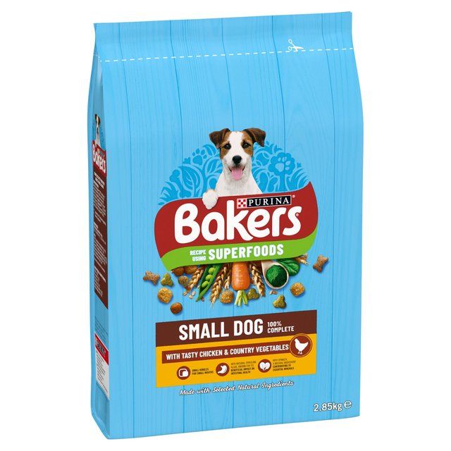 Bakers Small Dog Chicken Dry Dog Food   2.85kg - McGrocer