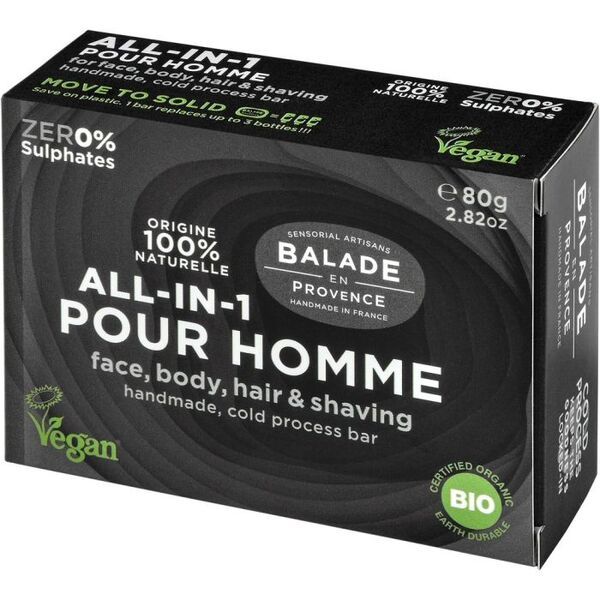 Balade En Provence All-in-1 for Men Bar 80g - McGrocer