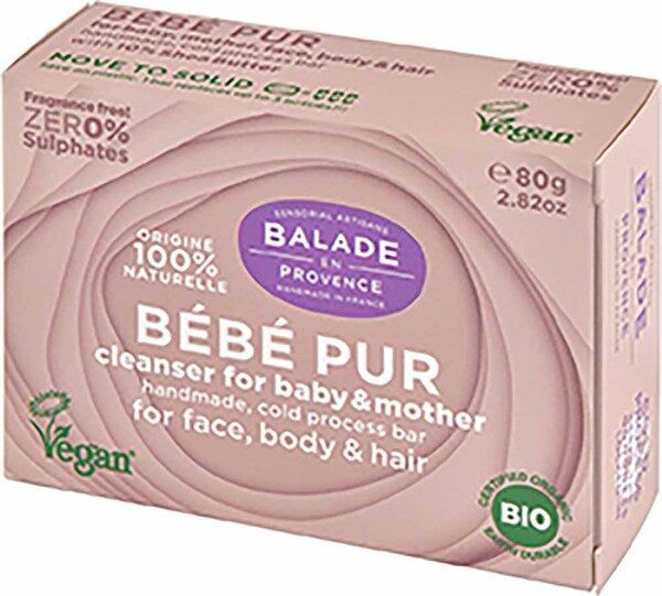Balade en Provence Bebe Pur Cleanser Bar for Baby and Mother - McGrocer