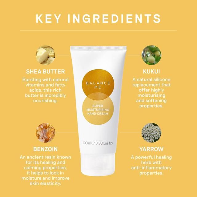 Balance Me Super Moisturising Hand Cream   100ml - McGrocer
