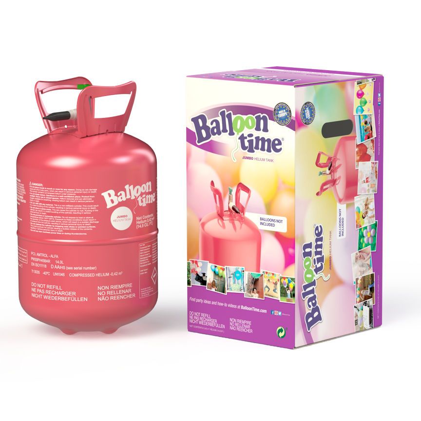 Balloon Time 50CT Helium Canister Balloon Tank - McGrocer