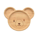 Bambino Bamboo & Silicone Bear Base Plate - McGrocer