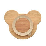 Bambino Bamboo & Silicone Bear Base Plate - McGrocer