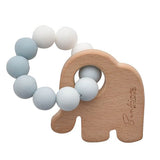 Bambino Elephant Teething Toy Blue - McGrocer