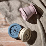 Bambino Silicone Collapsible Snack Cup Pink - McGrocer