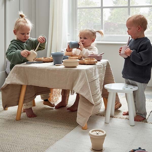 Bambino Silicone Sippy Cup Blue/Grey - McGrocer