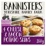 Bannisters Farm 4 Cheese & Bacon Baked Potato Skins   260g - McGrocer