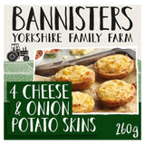 Bannisters Farm 4 Cheese & Onion Baked Potato Skins   260g - McGrocer