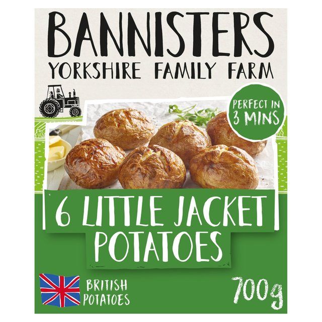Bannisters Farm 6 Little Jacket Potatoes   700g - McGrocer