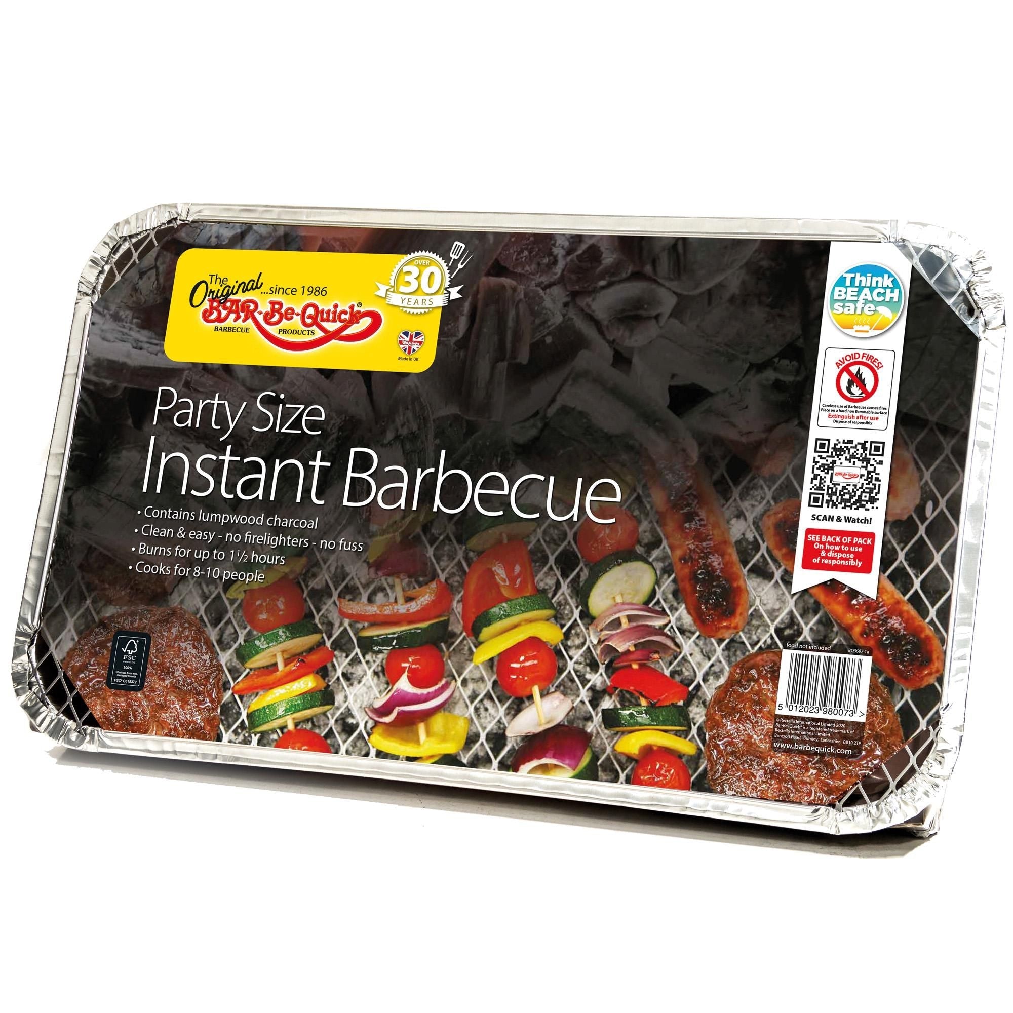 Bar-be-quick Family/party Size Disposable BBQ - McGrocer