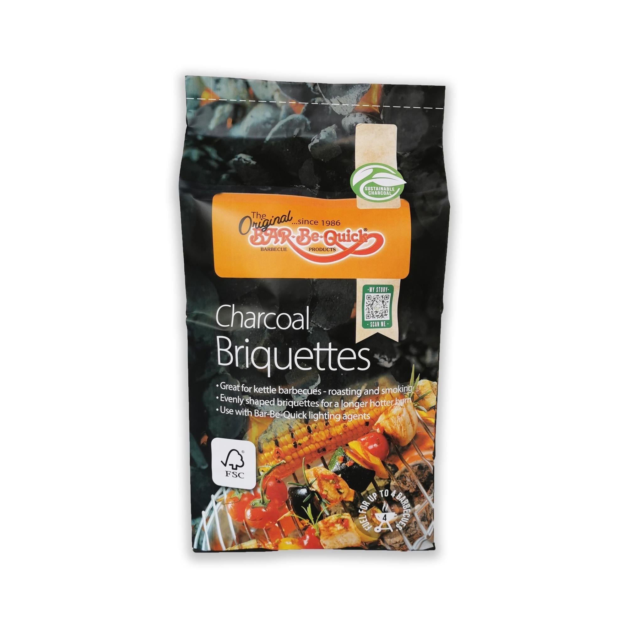 Bar-Be-Quick FSC Briquettes 4kg - McGrocer