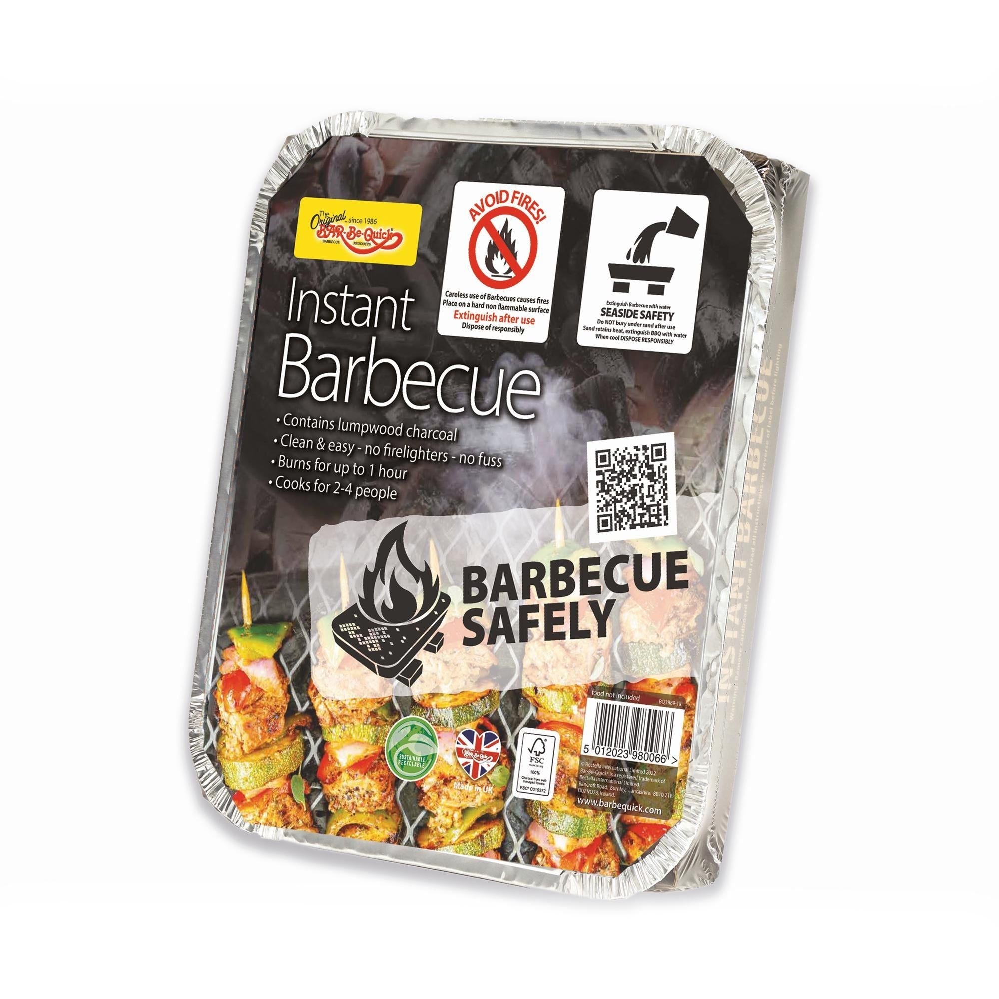 Bar-Be-Quick Single Instant BBQ - McGrocer