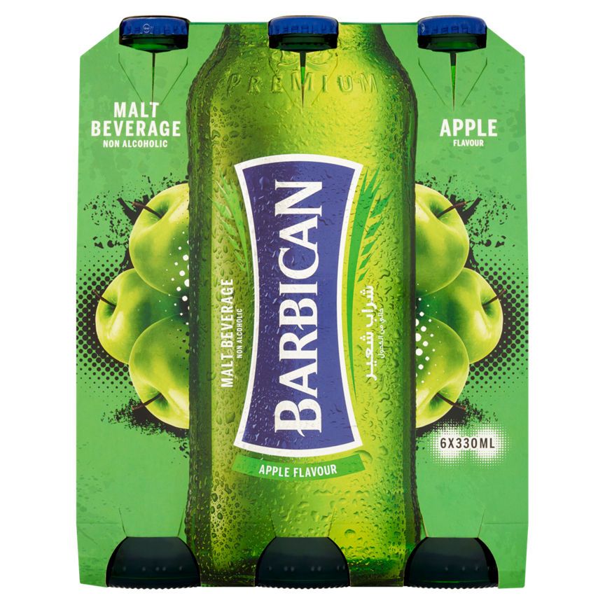Barbican Malt Beverage Apple Flavour 6 x 330ml - McGrocer