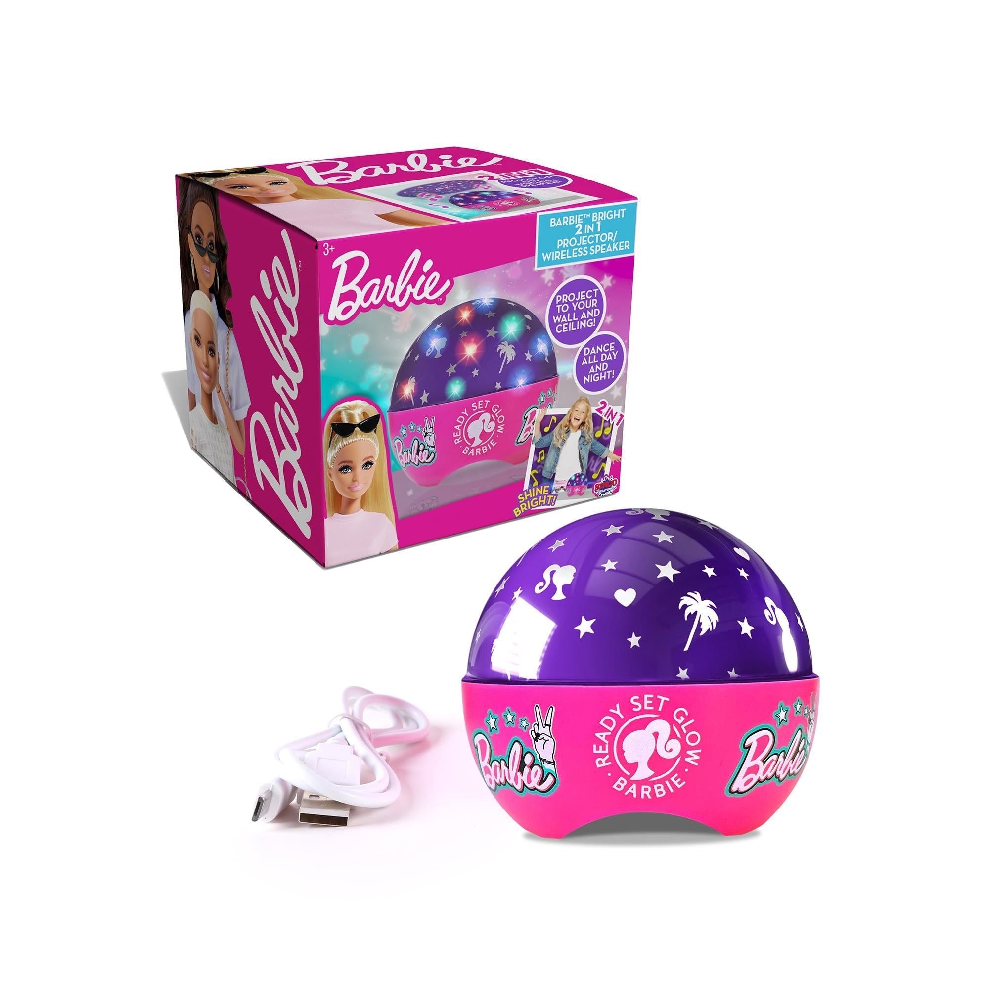 Barbie 2 in 1 Projector.Speaker - McGrocer