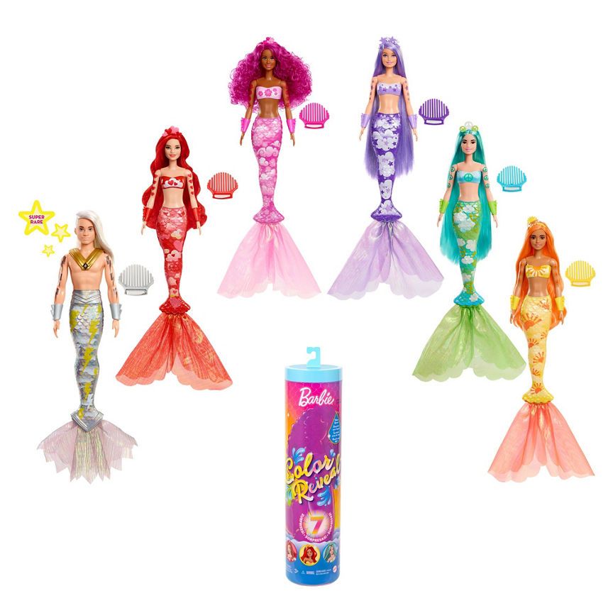 Barbie Colour Reveal Mermaid Doll CDU - McGrocer