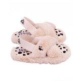 Barbie Girls Faux Fur Slip-on Slippers (12) - McGrocer