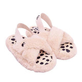 Barbie Girls Faux Fur Slip-on Slippers (12) - McGrocer