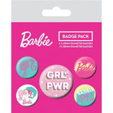 Barbie GRL PWR Badge (Pack of 5) - McGrocer