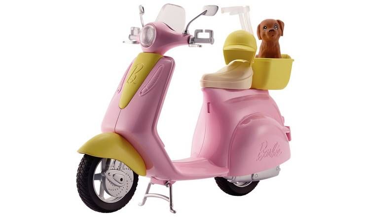 Barbie Moped Motorbike for Doll - Pink - McGrocer