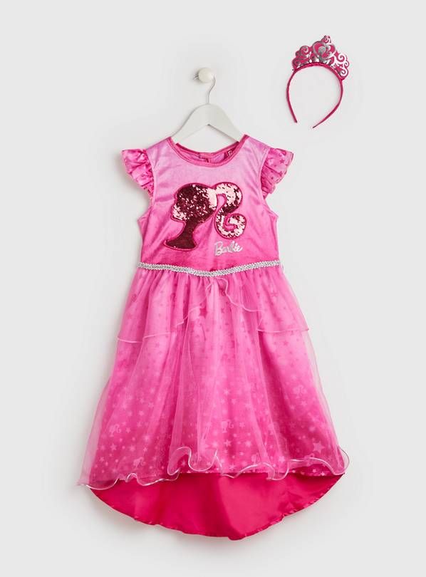 Barbie Pink Dress & Tiara 9-10 years - McGrocer