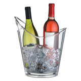 BarCraft Clear Acrylic Double Sided Drinks Pail / Cooler - McGrocer